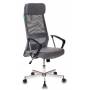 Кресло руководителя Бюрократ T-995HOME/GREY серый TW-04+ 10-128 сетка/ткань крестовина металл купить  по выгодным ценам