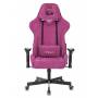 Игровое кресло Бюрократ VIKING KNIGHT Fabric малиновый Light-15 с подголов. крестовина металл купить  по выгодным ценам