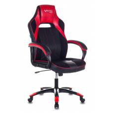 Игровое кресло Бюрократ VIKING 2 AERO черный/красный искусст.кожа/ткань крестовина пластик