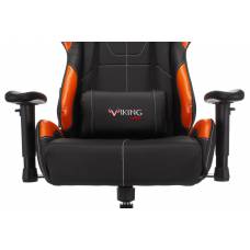 Игровое кресло Бюрократ VIKING 5 AERO черный/оранжевый искусственная кожа с подголов. крестовина пластик
