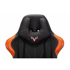 Игровое кресло Бюрократ VIKING 5 AERO черный/оранжевый искусственная кожа с подголов. крестовина пластик