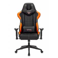 Игровое кресло Бюрократ VIKING 5 AERO черный/оранжевый искусственная кожа с подголов. крестовина пластик