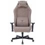 Игровое кресло Knight T1 серый экомех с подголов. крестовина металл (KNIGHT T1 GREY) купить  по выгодным ценам