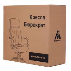 Кресло Бюрократ T-9927WALNUT светло-коричневый Leather Eichel кожа крестовина металл/дерево