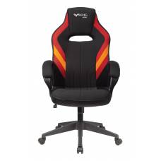 Кресло игровое Бюрократ VIKING 3 AERO RED черный/красный искусственная кожа