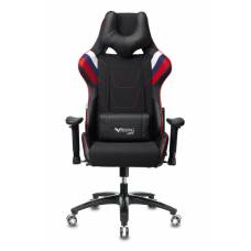 Игровое кресло Бюрократ VIKING 4 AERO белый/синий/красный искусст.кожа/ткань с подголов. крестовина пластик