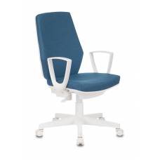 Кресло Бюрократ CH-W545 синий 38-415 крестовина пластик пластик белый (CH-W545/DENIM)