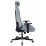 Игровое кресло Knight N1 Fabric серо-голубой Light-28 с подголов. крестовина металл (KNIGHT N1 SKY) купить  по выгодным ценам