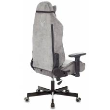 Игровое кресло Knight N1 Fabric серый Light-19 с подголов. крестовина металл (KNIGHT N1 GREY)