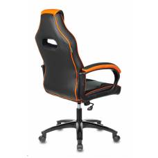 Игровое кресло Бюрократ VIKING 2 AERO черный/оранжевый искусст.кожа/ткань крестовина пластик