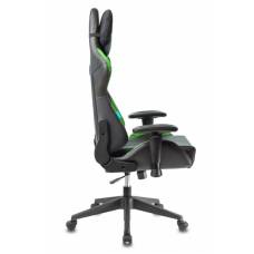 Игровое кресло Бюрократ VIKING 5 AERO черный/салатовый искусственная кожа с подголов. крестовина пластик
