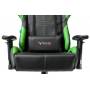 Игровое кресло Бюрократ VIKING 5 AERO черный/салатовый искусственная кожа с подголов. крестовина пластик купить  по выгодным ценам