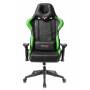 Игровое кресло Бюрократ VIKING 5 AERO черный/салатовый искусственная кожа с подголов. крестовина пластик купить  по выгодным ценам