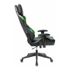 Игровое кресло Бюрократ VIKING 5 AERO черный/салатовый искусственная кожа с подголов. крестовина пластик