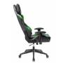 Игровое кресло Бюрократ VIKING 5 AERO черный/салатовый искусственная кожа с подголов. крестовина пластик купить  по выгодным ценам