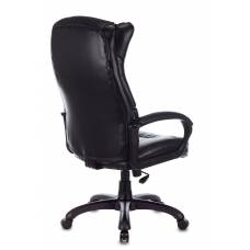 Кресло руководителя Бюрократ CH-879N черный Leather Venge Black эко.кожа крестовина пластик (CH-879N/BLACK)