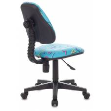 Кресло детское Бюрократ KD-4 голубой Sticks 06 крестовина пластик (KD-4/STICK-BLUE)