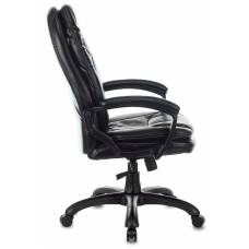 Кресло руководителя Бюрократ CH-868N черный Leather Venge Black эко.кожа крестовина пластик (CH-868N/BLACK)