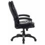 Кресло руководителя Бюрократ CH-868N черный Leather Venge Black эко.кожа крестовина пластик (CH-868N/BLACK) купить  по выгодным ценам