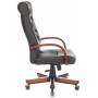 Кресло Бюрократ T-9928WALNUT/ECO черный эко.кожа /дерево купить  по выгодным ценам