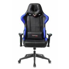 Игровое кресло Бюрократ VIKING 5 AERO черный/синий искусственная кожа с подголов. крестовина пластик